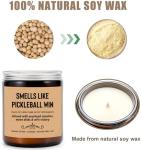 ThanhThien Pickleball Candle - Smells Like A Pickleball Win - Funny Gift for Pickleball Player - Pickleball Candle Gift - Unique Birthday Gift for Boyfriend - Pickleball Player Friend Gift