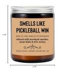ThanhThien Pickleball Candle - Smells Like A Pickleball Win - Funny Gift for Pickleball Player - Pickleball Candle Gift - Unique Birthday Gift for Boyfriend - Pickleball Player Friend Gift