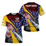 Personalized 3D Pickleball Shirts for Men, Pickleball Jersey Shirt Short Sleeve, Pickleball Shirt Gifts for Grandpa (US, Alpha, Small, 5X-Large, Regular, Regular, Style 12)