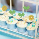 BOBYIYI 24 Pcs Pickleball Cupcake Toppers Pickleball Cake Decorations for Kids Pickleball Party Birthday Decor Sport Themed Birthday Retirement Party Supplies Glitter Green Golden
