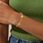 MORIANCE Pickleball Bracelets for Women 14K Gold Plated Adjustable Pickleball with Heart Charm Bracelet Pickleball Stuff Pickleball Gifts for Team Sports Jewelry Gift for Christmas Birthday