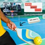 Velba Custom Pickleball Name Bands for Paddles | Personalized Silicone Pickleball Paddle Pand with Your Text | Unique Gift for Pickleball Lovers