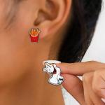 Pickleball Earrings for Women Cute 3D Shaped Wood Stud Earring Sports Hypoallergenic Jewelry Pickleballs Gifts Valentine's Day Birthday Gifts for Women,Mom,Her,Friends,Wife,Daughter,Sister