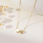 Turandoss Pickleball Necklaces for Women Jewelry Gifts Trendy - Dainty 14K Gold Plated Heart Necklace for Women Personalized Gold Heart Sport Necklaces for Sports Fans Sports Lovers Teams Coach Gifts