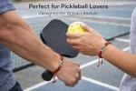 Kavfeeo Pickleball Bracelet Gifts for Pickleball Lovers, for Women and Men, Pickleball Accessories, Pickleball Gifts(Red)