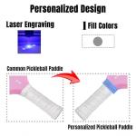 Personalized Pickleball Paddle Name Bands Silicone Custom Ring Grip Bands for Paddle Grip on Racket Racquetball Paddle for Pickleball Lovers DIY Gifts