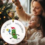 Pickleball Christmas Ornament Gifts for Pickleball Lover, 2025 Played A Lot of Sport Ornaments for Christmas Tree, Ceramic