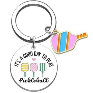 Pickle Ball Gifts for Woman Funny Pickleball Gifts Keychains Pickleball Gift Ideas Gifts for Pickleball Lovers Women Sister Girl Friend Birthday Christmas Valentines Pickle Ball Accessories Keyring ﻿