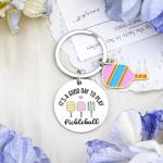 Pickle Ball Gifts for Woman Funny Pickleball Gifts Keychains Pickleball Gift Ideas Gifts for Pickleball Lovers Women Sister Girl Friend Birthday Christmas Valentines Pickle Ball Accessories Keyring ﻿