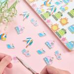 LEGENTLISUR 40Pcs Pickleball Charms for Jewelry Making Sports Enamel Charms for Bracelets Necklace Earring Keychains DIY Supplies