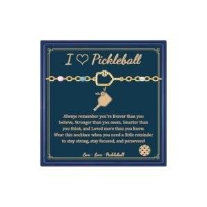 AINILOVE Gifts for Pickleball Lovers, Pickleball Bracelet Pickleball Stuff Jewelry Birthday Gifts for Women Men Teens Players (Pickleball-Enamel)