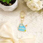 SHTALHST Pickleball Keychain Sporty Keycharm for Women Pickleball Bag Keyring Gifts for Players and Fans