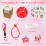 Pickleball Keychain Accessories Birthday Gifts for Pickleball Lovers Girls Friends Sister Teams Coaches Club