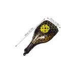 Adorainbow 10pcs Yellow Pickleball Racket Foil Balloons Inflatable Sports Party Decorations for Birthday and Themed Pickle Sport Events