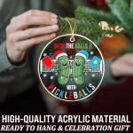 Funny Pickleball Ornament 2025, Pickleball Christmas Tree Decorations, Gifts for Pickleball Lovers, Pickleball Gifts for Men Women, Holiday Pickleball Decor