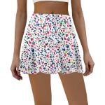LouKeith Womens Tennis Skirt High Waisted Athletic Skorts Running Casual Pickle Ball Golf Skirts with Pockets Boho Flowers M