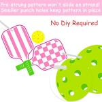 3Pcs Pickleball Birthday Party Banners for Girls Pink Pickleball Theme Birthday Party Decorations Sport Party Banners for Pickleball Player Party Baby Shower Supplies