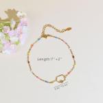 Gold/Silver Pickleball Bracelets for Women Adjustable Colourful Chain Pickleball Bracelet Gifts for Pickleball Lovers Sport (Pickleball Bracelet Gold)