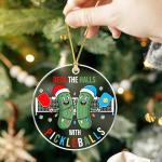 Funny Pickleball Ornament 2025, Pickleball Christmas Tree Decorations, Gifts for Pickleball Lovers, Pickleball Gifts for Men Women, Holiday Pickleball Decor