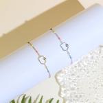 Gold/Silver Pickleball Bracelets for Women Adjustable Colourful Chain Pickleball Bracelet Gifts for Pickleball Lovers Sport (Pickleball Bracelet Gold)