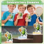 Upgraded 3PCS Pickleball Trophy Funny, Pickleball Medals 1st 2nd 3rd, Acrylic Pickle Ball Tournament Prize for Pickle Baller Competitions
