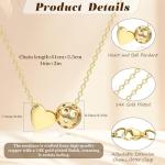 AFSITNIG Pickleball Necklace Gifts for Women, 14K Gold-Plated Sports Accessories Pendant Necklace Christmas Birthday Jewelry Gift for Sports Lovers Player Inspirational Gifts 16+2 Inches