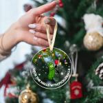Pickleball Ornaments for Christmas Tree Decorations - Pickle Ball Christmas Ornament - Pickleball Lovers Gifts Ideas for Women Men - Acrylic Keepsake Xmas Decor