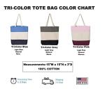 Pickleball Personalized Tote Bag, Custom Pickleball Team Name, Funny Pickleball Gift for Pickleball Players (15"L x 15"H x 3"D, Tri-Color Grey)