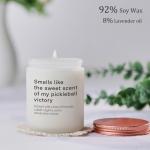 Pickleball Gifts for Men & Women - Funny Scented Candle Gifts for Pickleball Lovers, Players, Coaches - Birthday, Christmas, Victory Celebration Present