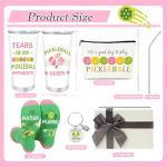 Keluna Pickleball Gifts for Women - 5Pcs Pickle Ball Gifts, 20Oz Pickleball Tumbler Baseball Cap Makeup Bag Socks Keychain, PB Accessories Presents for Sister Wife Mom Grandma Christmas Mother's Day