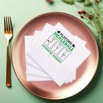 VOWFOO Funny Pickleball Quote Cocktail Napkins 50Pcs Playing Pickleball Improves Memory Dink Paper Disposable Napkins for Pickleball Players Party Table Decorations 5 x 5 Two-ply (Improves Memory)