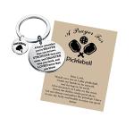 MYOSPARK Pickleball Keychain - Pickleball KC Inspired Design - Unisex Gift for Pickleball Enthusiasts