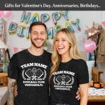 KAINSY Custom Pickleball Team Shirt – Personalized Pickleball Club T-Shirt with Team Name & Location, Vintage Graphic Tee for Players & Coaches Gift