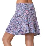 ANIVIVO Women Skorts Skirts 18" Tennis Golf Pickleball Ruffle Skorts Athletic Workout Skirt with Pockets(Multicolor Ripple,M)