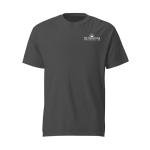 Court & Coast Short Sleeve Soft Pickleball Shirt – Butter-Washed Cotton Blend, Heathered Gray - Small