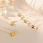 AULSIEY Pickleball Gifts for Women Teens, Gifts for Pickleball Lover, Pickle Ball Stuff Accessories Necklace Jewelry for Team, Christmas Valentines Day Gifts for Team Player (Pickle)