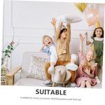 BRIGHTFUFU 10pcs Pickleball Racket and Ball Foil Balloons, Yellow Sports Party Decorations and Adults, Inflatable Jumbo Balloons for Pickleball Birthday and Theme Party Supplies