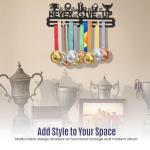 Personalized Medal Hanger Display Customized Custom Medal Holder Organizer for Wall Mount Customizable Sports Gifts for Dance Gymnastics Running Football Soccer Pickleball Baseball (Dance)