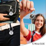 Sudaporn Pickleball Keychain Set for 2 Cute Pickleball Paddle Key Ring for Team Coach Christmas Xmas Gifts Sports Keyring for Boys Girls Cheerleaders Backpack Wallet Accessories