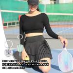 Sudaporn Pickleball Keychain Set for 2 Cute Pickleball Paddle Key Ring for Team Coach Christmas Xmas Gifts Sports Keyring for Boys Girls Cheerleaders Backpack Wallet Accessories