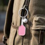 VEOWOO Sport Keychain – Pickleball Keychains Bag Charms for Women with Racket and Ball Pendants, Cute Key Chains Gifts for Boys, Friends and Pickleballs Lovers-Pink