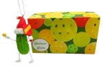 Pickleball Pickle Ornament Boxed Gift Set Christmas Tree Decoration Funny Pickleballer Holiday Decoration