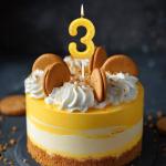 Fukaisu Pickleball Number Candle, Sport Theme Birthday Candle Pickleball Cake Topper Ball Theme Party Decorations for Birthday Game Day Celebration (Number 3)