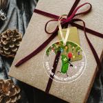 Pickleball Ornaments for Christmas Tree Decorations - Pickle Ball Christmas Ornament - Pickleball Lovers Gifts Ideas for Women Men - Acrylic Keepsake Xmas Decor