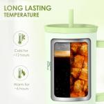 SANDJEST Pickleball 40oz Tumbler With Handle and Straw, Pickleball Queen Insulated Stainless Steel Travel Coffee Mug for Women Girls Players, Gift Idea for Birthday Christmas Mothers Day