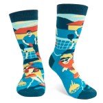 I'd Rather Be - Funny Socks For Men & Women - Gifts For Golfing, Hunting, Camping, Hiking, Skiing, Reading, Sports and more (US, Alpha, One Size, Regular, Regular, Playing Pickleball)