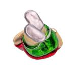 Kurt Adler 5-inch Noble Gems™ Pickleball Santa Ornament