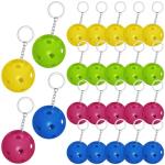ADGJMPSV 24 PCS Pickleball Keychain,Novelty Fun Unique Gifts for Women,Men & Pickleball Lovers - Bulk Party Favors & Team Accessories