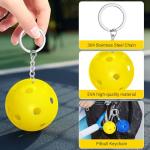 ADGJMPSV 24 PCS Pickleball Keychain,Novelty Fun Unique Gifts for Women,Men & Pickleball Lovers - Bulk Party Favors & Team Accessories