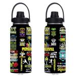 Xtmunole Pickleball Water Bottle 32oz Stainless Steel Tumbler Insulated Bottles For Men Women Pickleball Gifts For Pickleball Lover Player Fan Coach